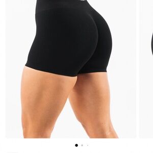 Alphalete Amplify High Rise Shorts Black Medium